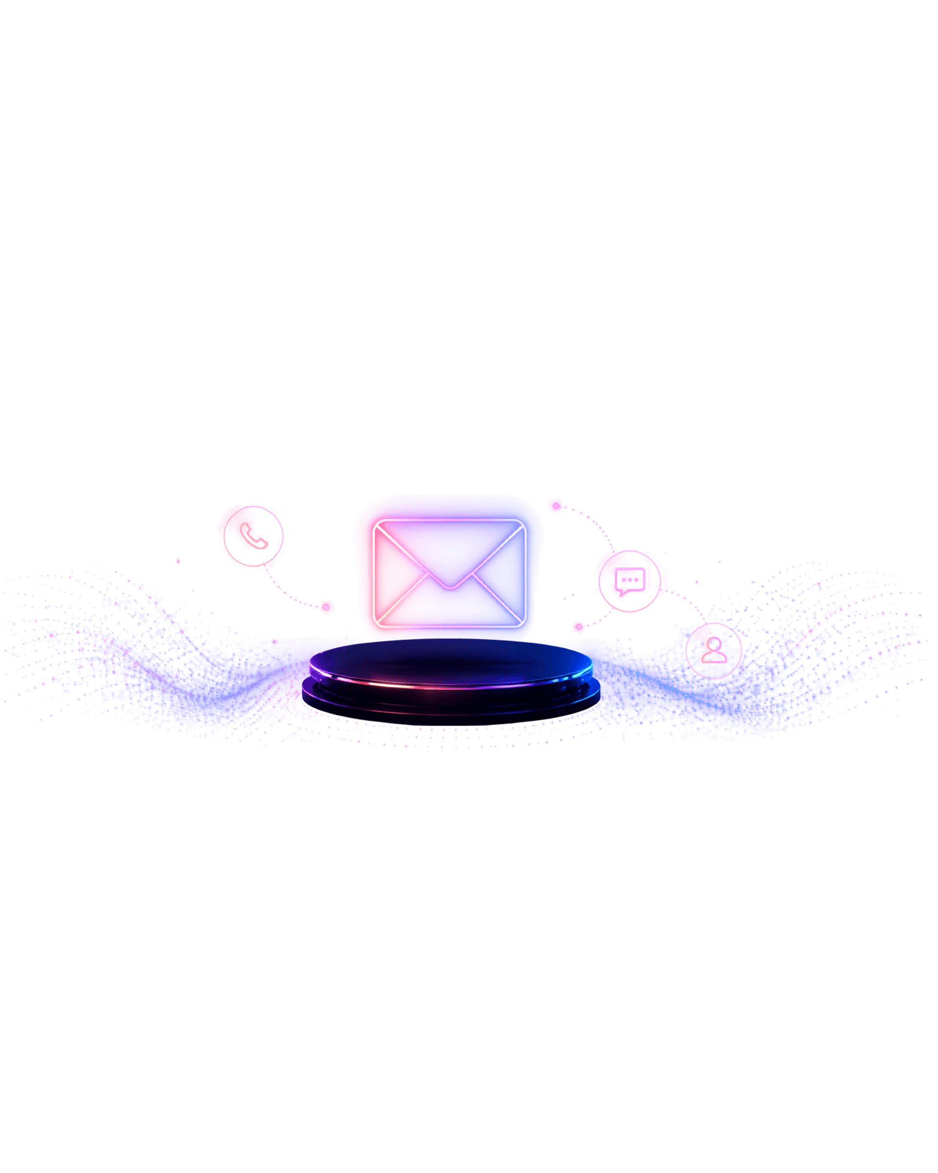 Contact Us Envelope 3D Graphic