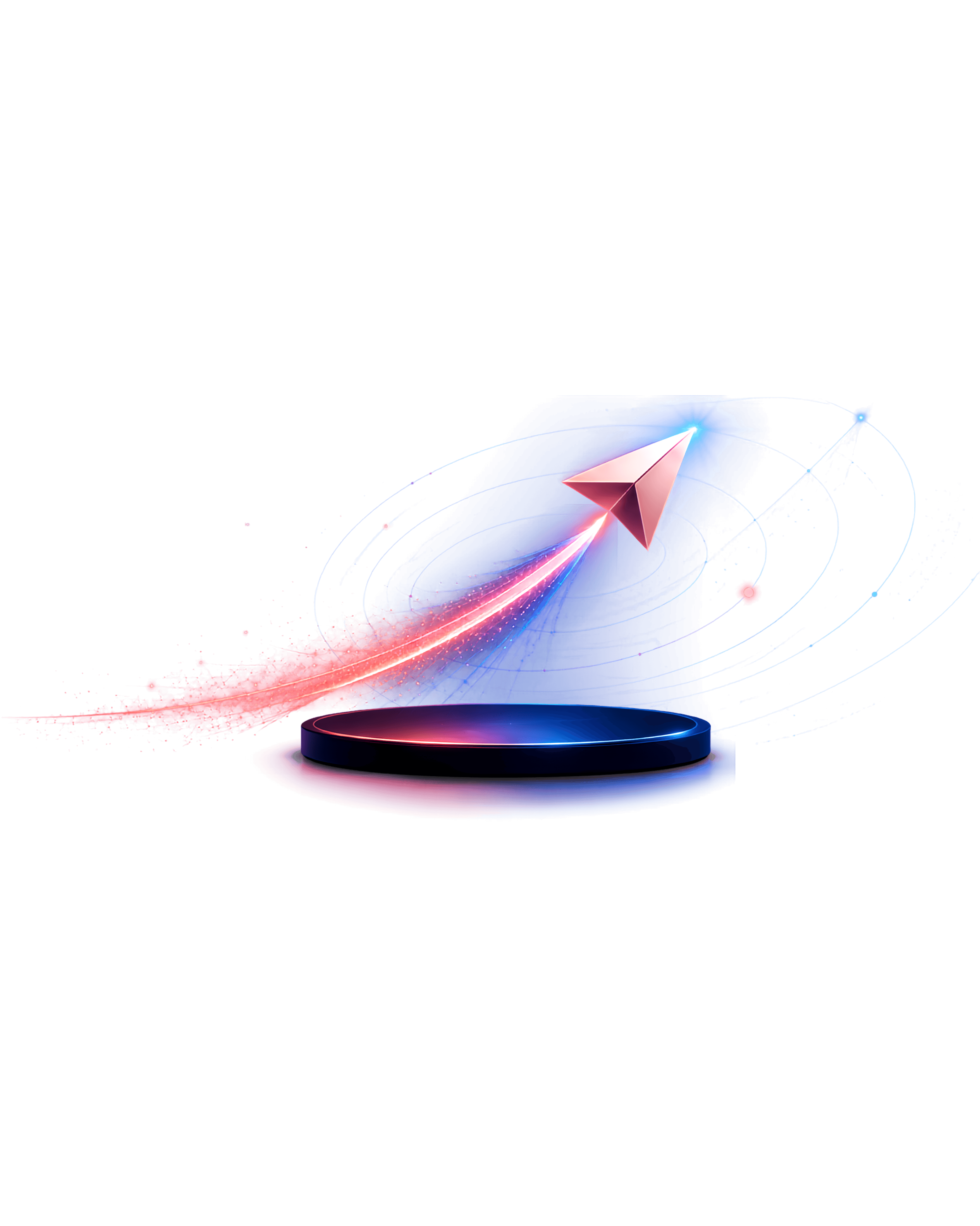 VAAVE Digital Services AI-Powered Growth Pedestal Arrow